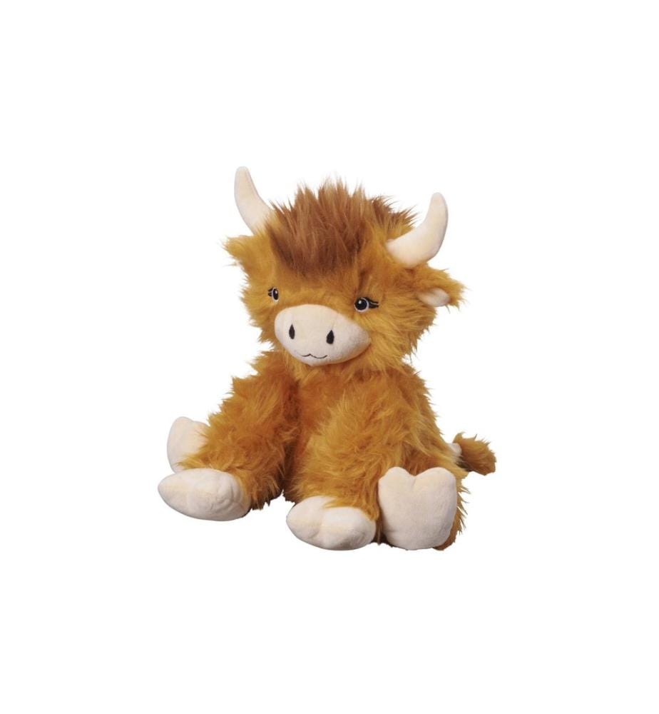 Bauer - Peluche Vache Highland 25 cm Brun