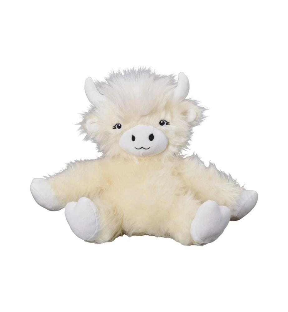 Bauer - Peluche Vache Highland 25 cm Beige