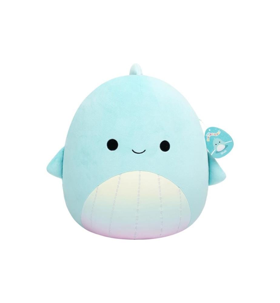 SQUISHMALLOWS - Animal en peluche SQUISHMALLOWS - Shah la baleine turquoise 40 cm