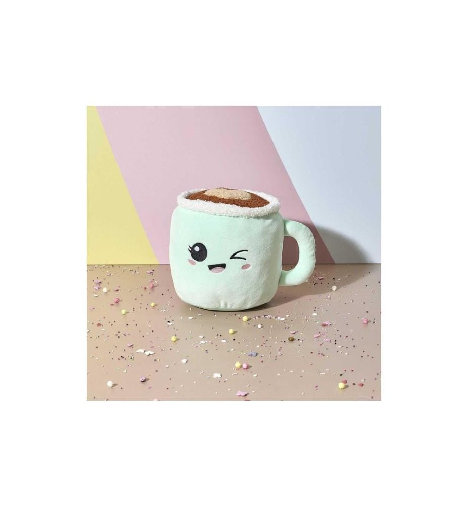 Sombo - Peluche Tasse 22 cm, brun/vert