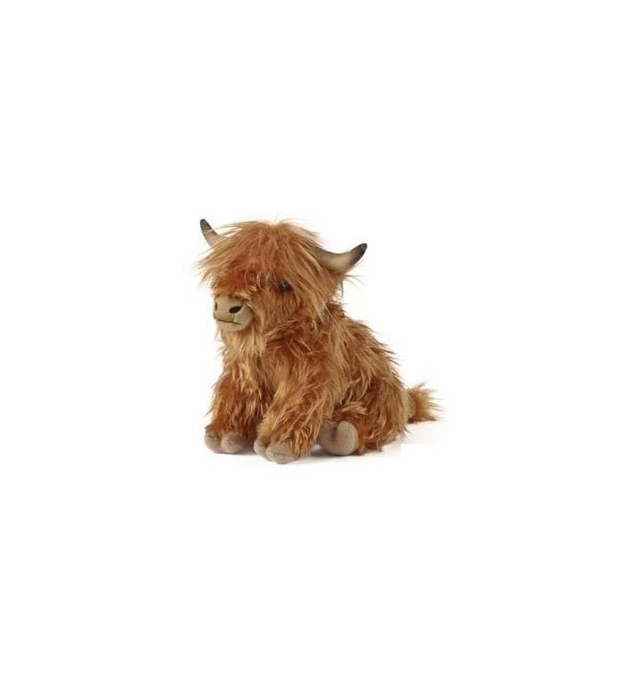 Living Nature - Peluche fonctionnelle Vache Highland 30 cm