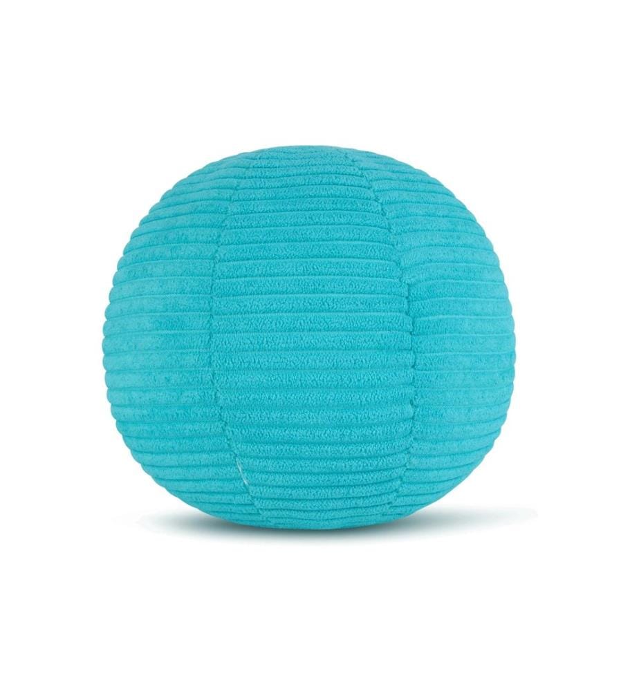 Bon Ton Toys - Peluche Smiley ECO velours côtelé turquoise 13 cm