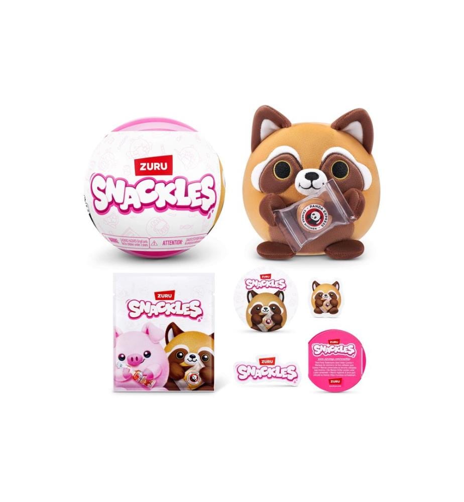 Zuru - Animal en peluche Snackles – Original 5 assorti