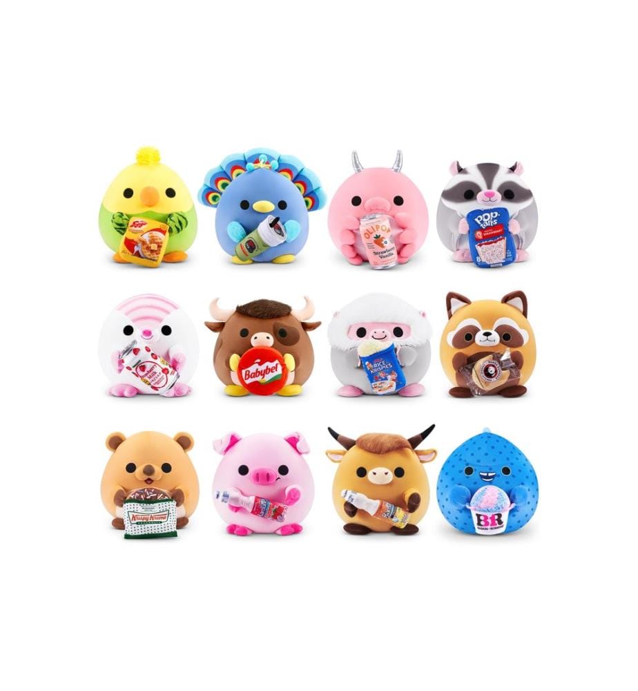 Zuru - Animal en peluche Snackles – Original 8 assorti