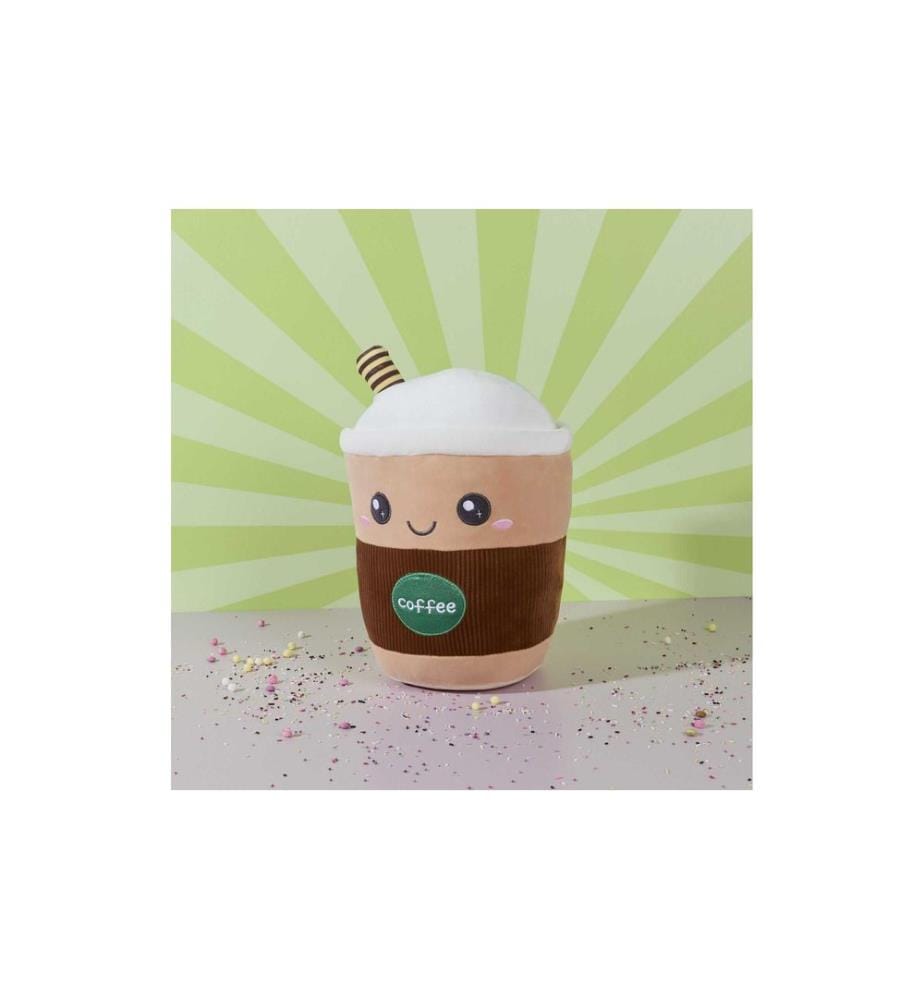 Sombo - Peluche Café 29 cm, brun/blanc