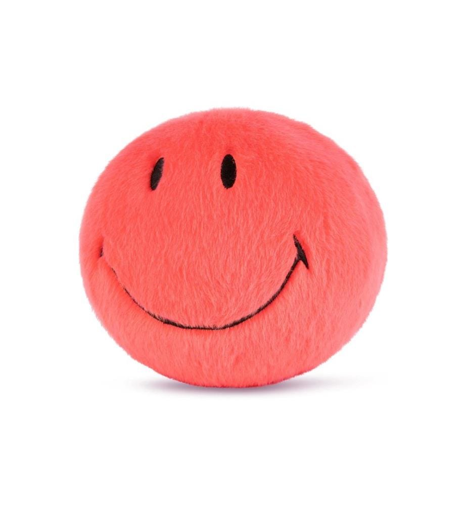 Bon Ton Toys - Peluche Smiley ECO Fuzzy corail 13 cm
