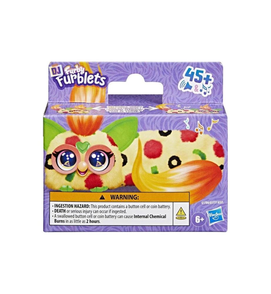 Furby - Peluche musicale de Dj Furblet 6 fois ass., jouet musical