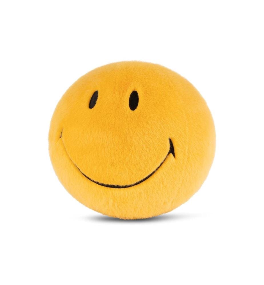 Bon Ton Toys - Peluche Smiley ECO Fuzzy Jaune 23 cm