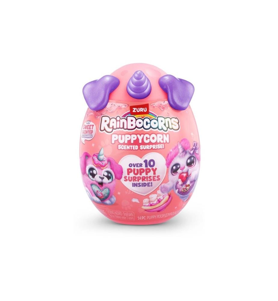 Zuru - Animal en peluche Rainbocorns – Puppycorn Surprise