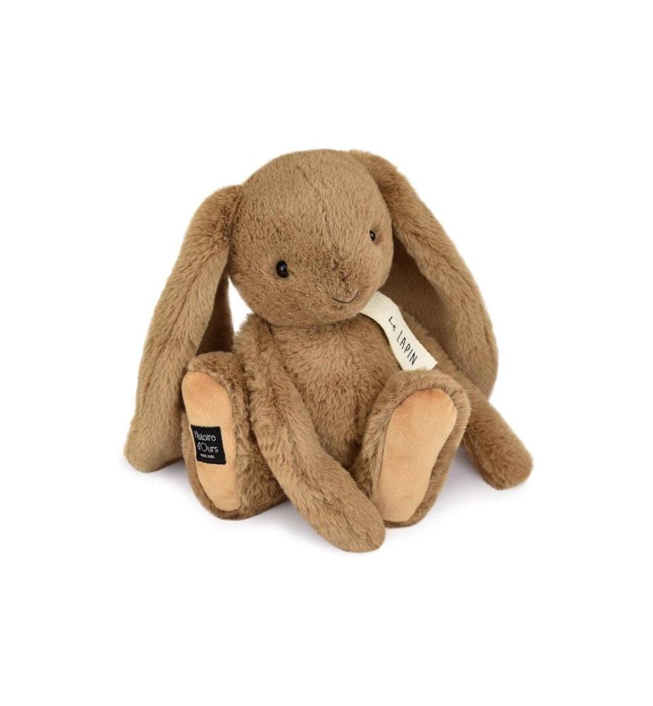 DOUDOU ET COMPAGNIE - Peluche Lapin, Noisette 32 cm