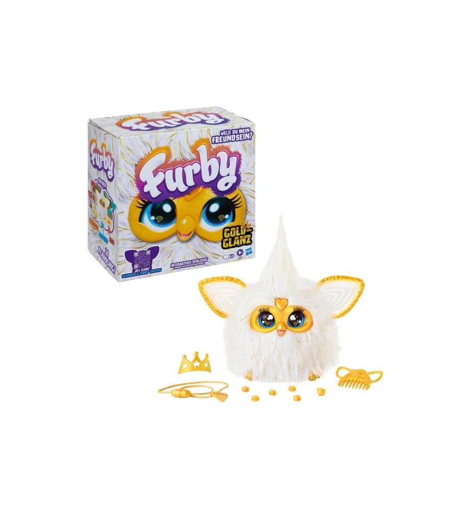 Furby - Peluche Jouets interactifs Furby - Or Glam Or
