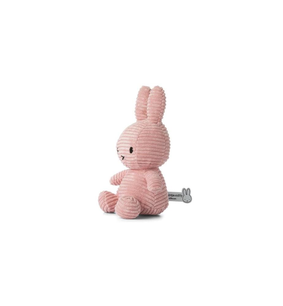 Bon Ton Toys - Miffy ECO Velours côtelé rose 23 cm
