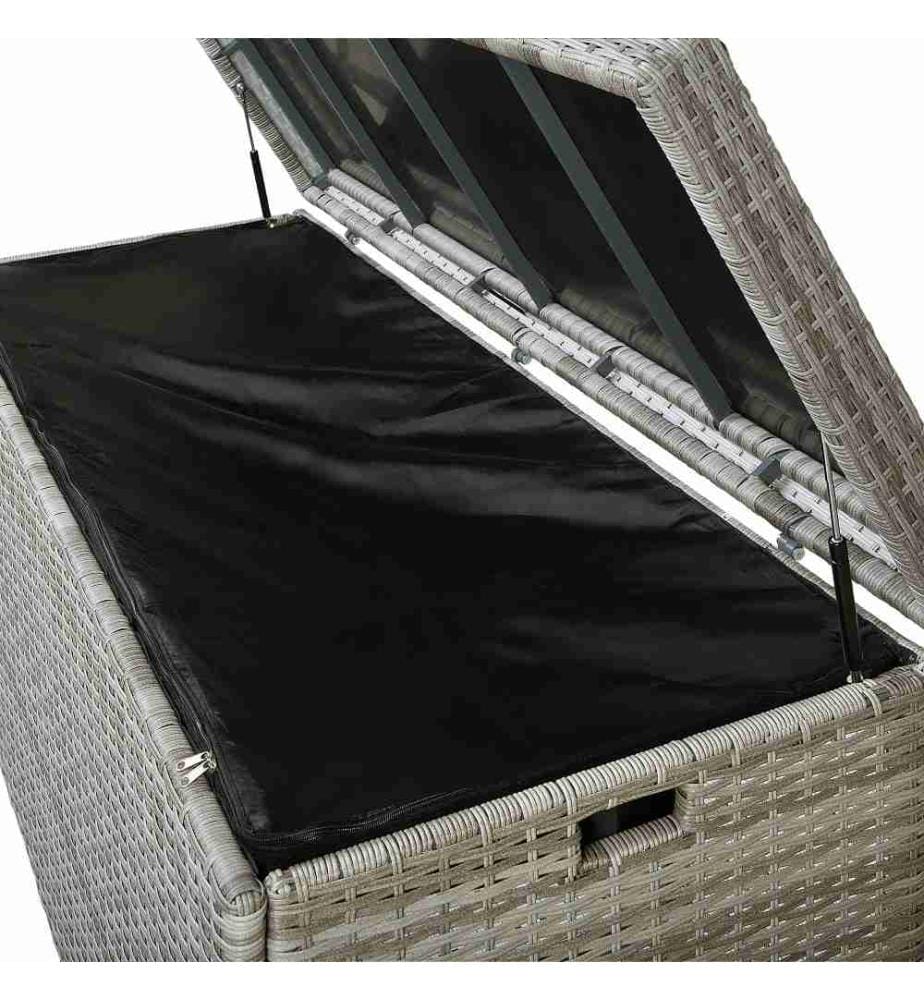 Storage Box MODENA 158 cm 63 cm Grey