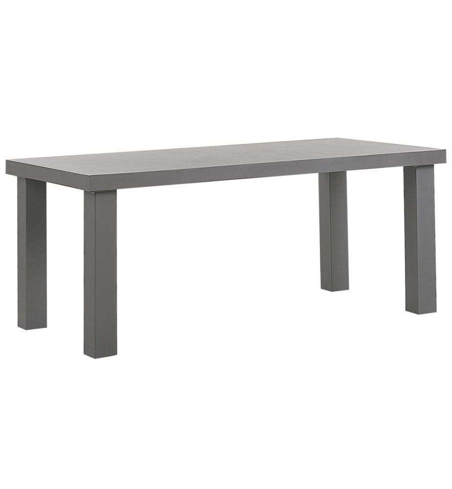 Set da pranzo da giardino con panche 4 posti TARANTO Cemento Grigio