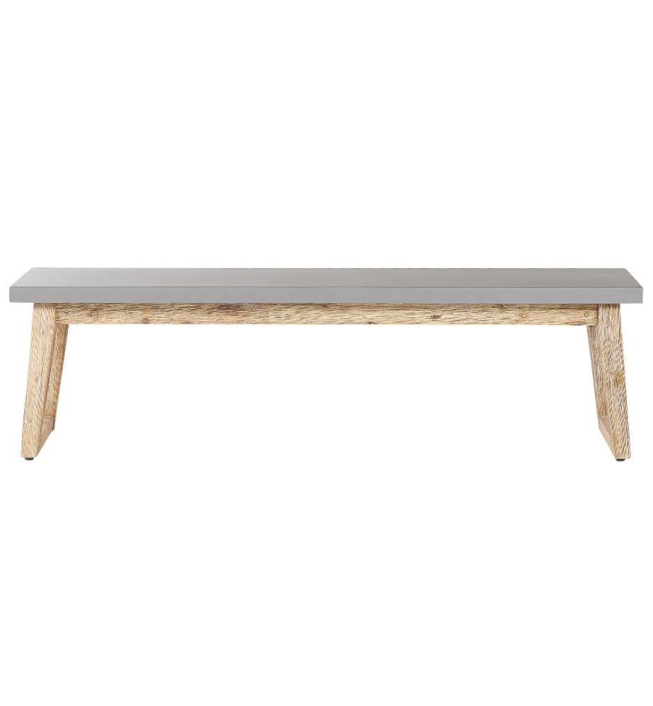 Panchina da giardino ORIA 160 cm Cemento Grigio