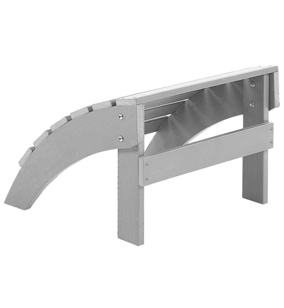 Garten Fusshocker ADIRONDACK Hellgrau