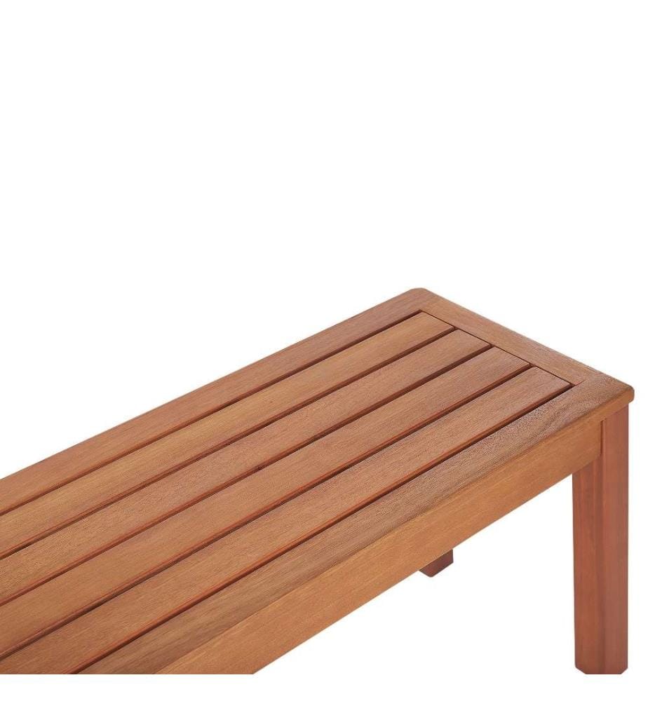 Panchina da giardino MONSANO 170 cm Legno d'eucalipto Marrone
