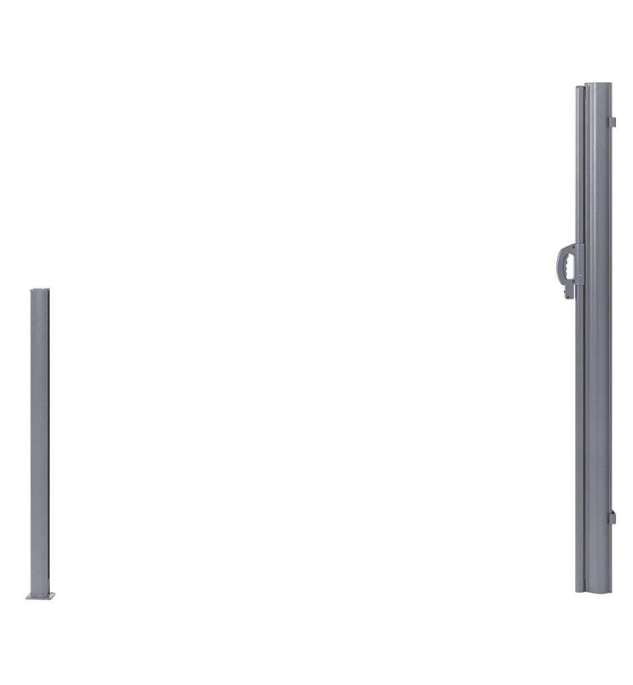 Seitenmarkise DORIO 305 cm 160 cm Hellgrau