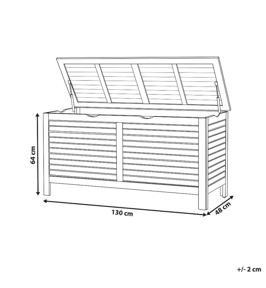 Storage Box RIVIERA 130 cm 48 cm Brown