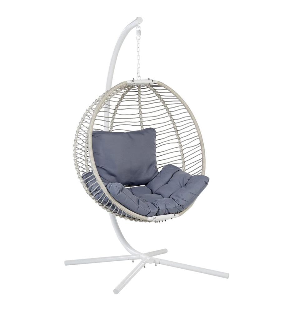 Fauteuil suspendu avec support ARCO Métal Blanc
