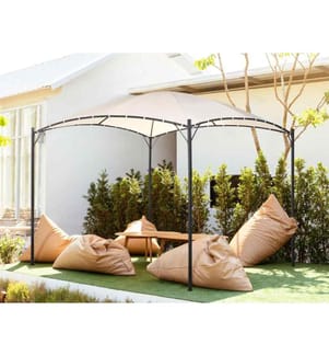 Pavillon VOMERO Metall 305 cm 305 cm Beige
