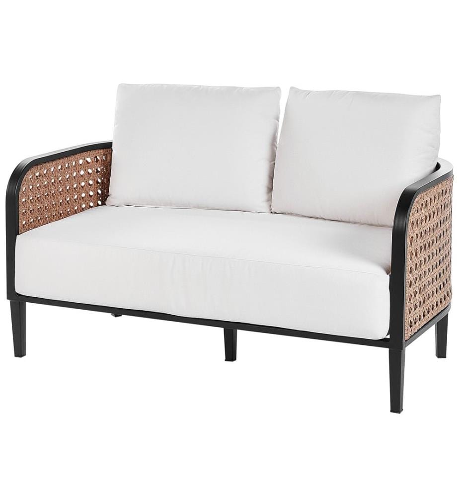 Set da giardino con tavolo 2 posti MONTEFALCO Metallo Bianco