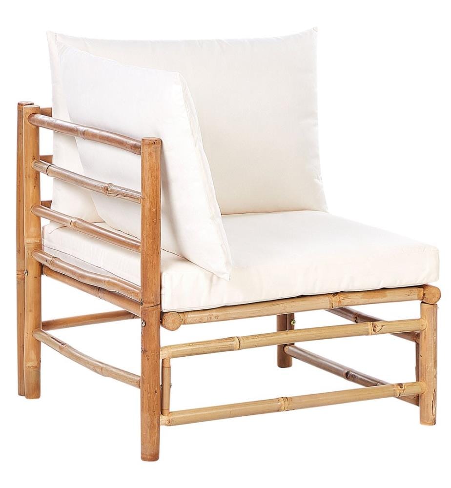 Garten-Eckmodul CERRETO Bambus Cremeweiss