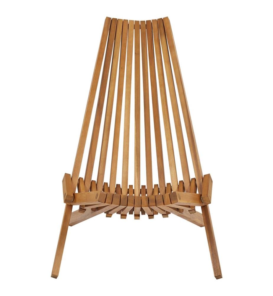 Gartenstuhl 2er Set BELLANO Akazienholz Braun