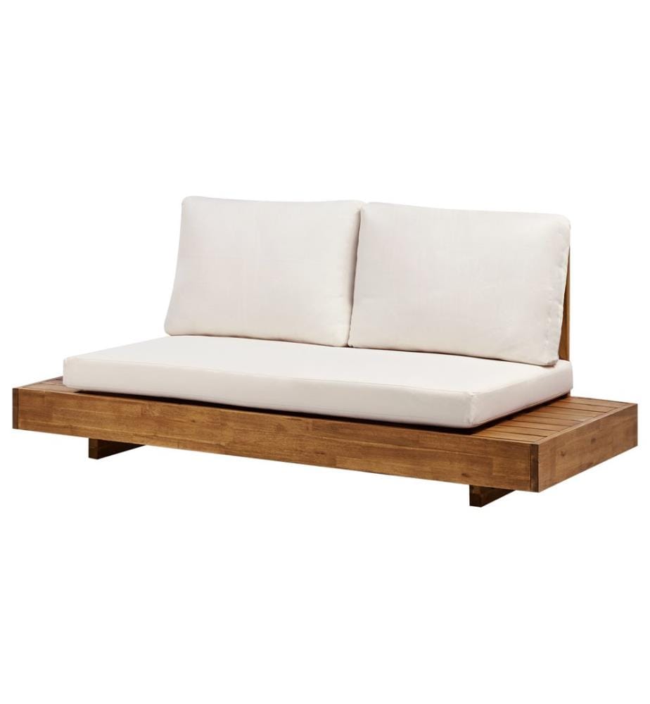 Divano da giardino 2 posti MARETTIMO Legno di acacia certificato Marrone