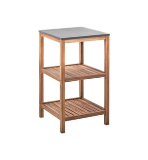 Outdoor Kitchen Island BRUCOLI Acacia Wood Brown