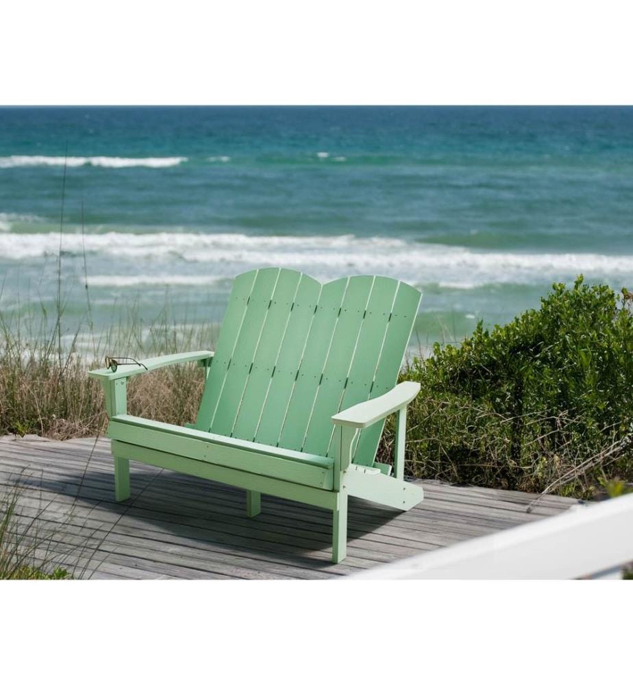 Gartenbank ADIRONDACK 125 cm Hellgrün