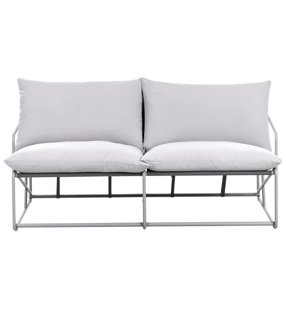 Gartensofa 2-Sitzer PONTE Metall Grau