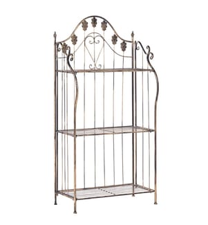 Regal VISANO Metall 59 cm 30 cm Schwarz