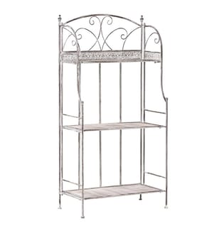 Regal VILLADOSE Metall 60 cm 30 cm Grau
