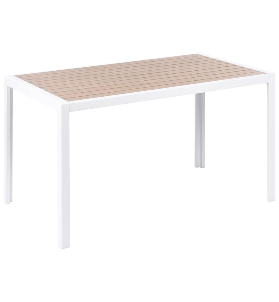 Gartenmöbel Set 4-Sitzer VISSO Grau / Weiss