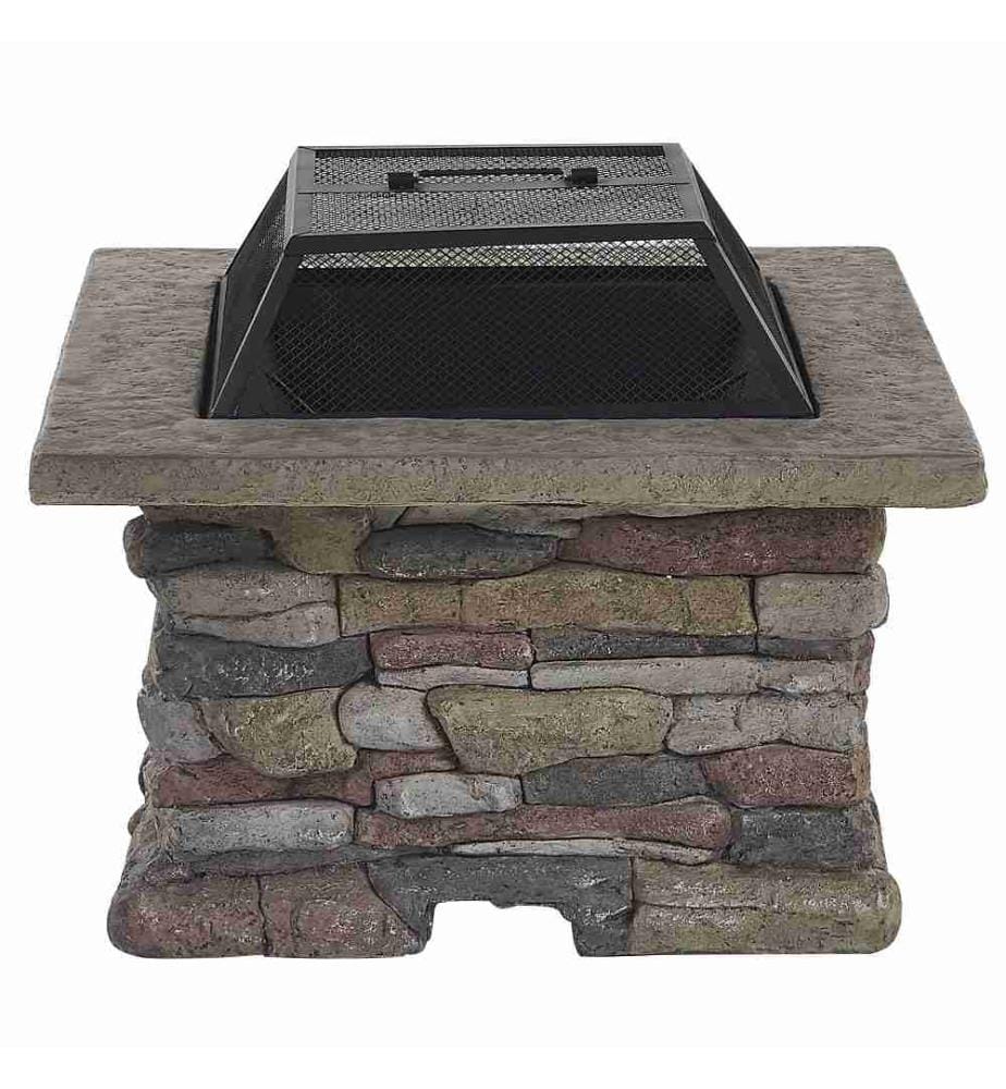 Grill Fire Pit KELUD Concrete Grey