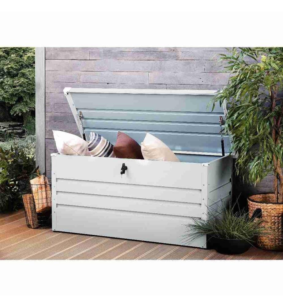 Storage Box CEBROSA 132 cm 62 cm Light Grey