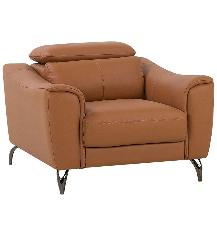 Sessel NARWIK Echtleder Braun