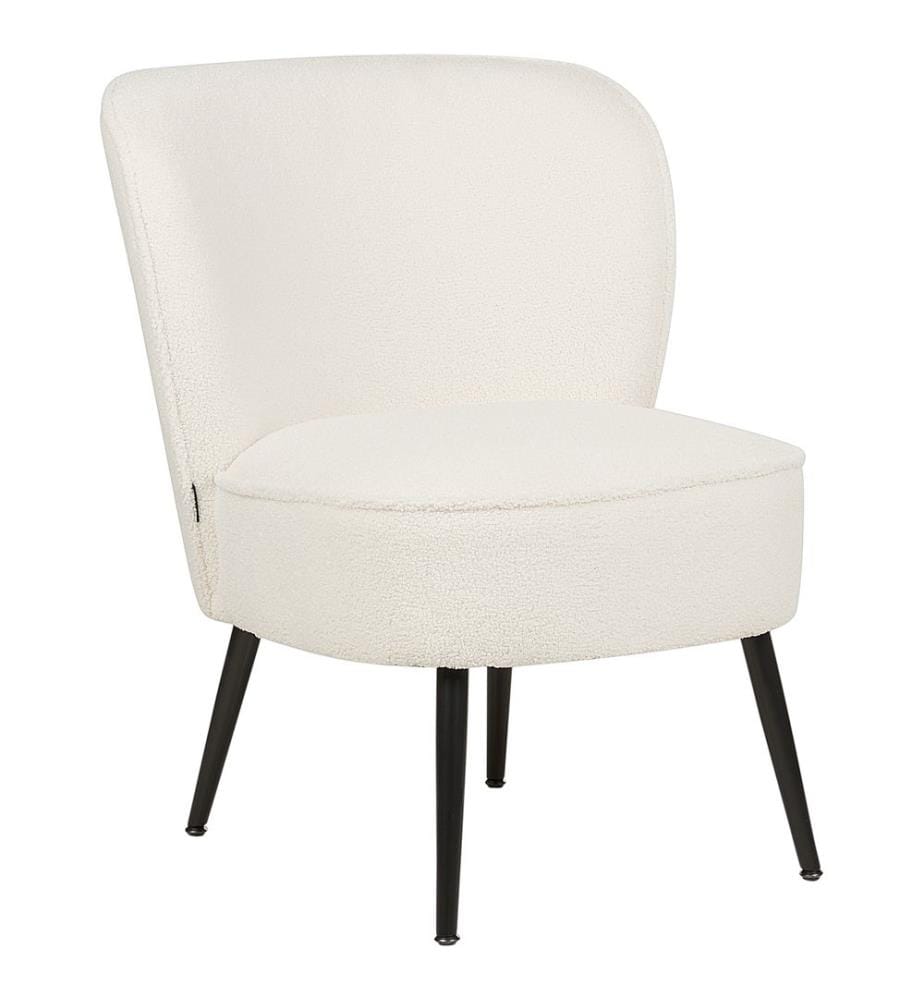 Sessel VOSS Bouclé Weiss