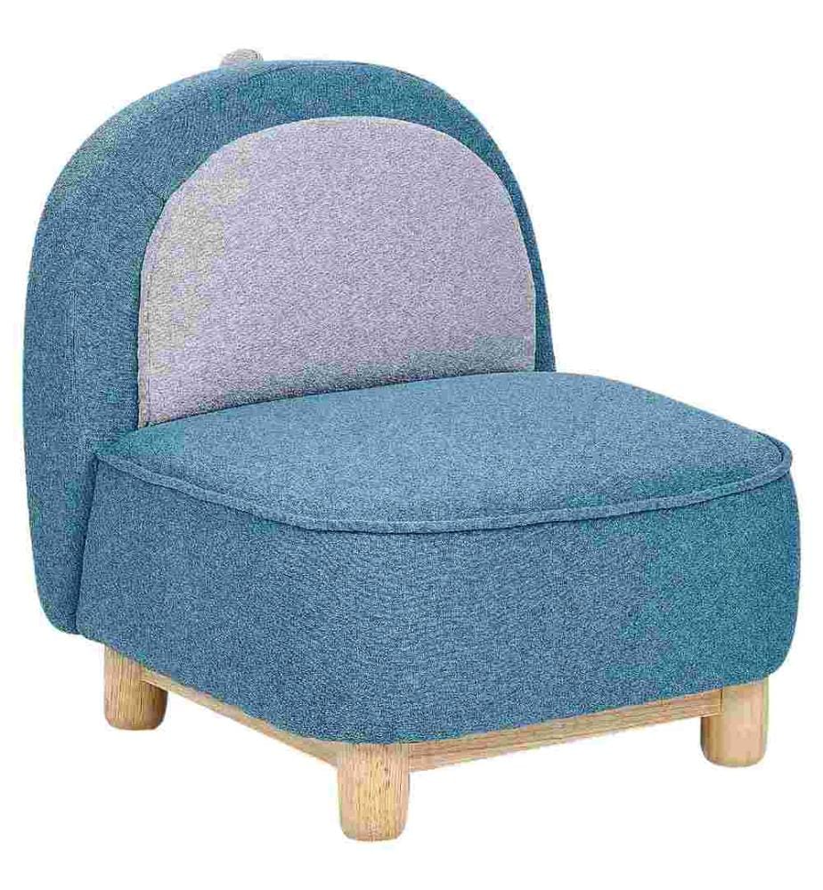 Kindersessel Dinosaurier FABORG Stoff Blau