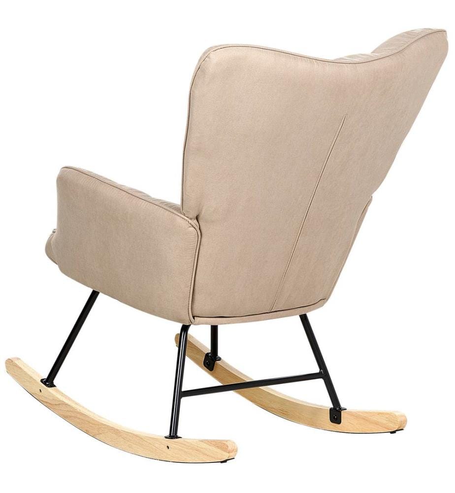 Schaukelsessel OULU Stoff Beige