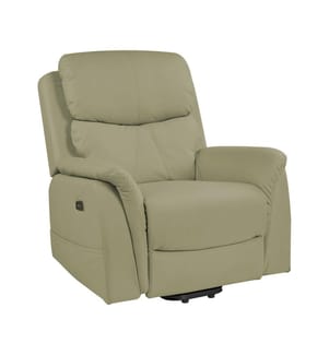 Fauteuil inclinable électrique GLORIE massant Cuir PU Vert