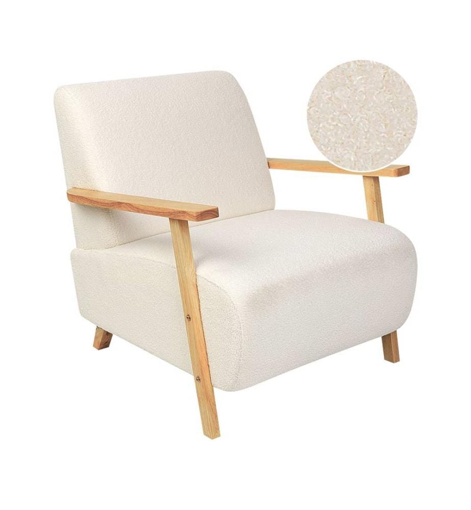 Sessel LESJA Bouclé Hellbeige
