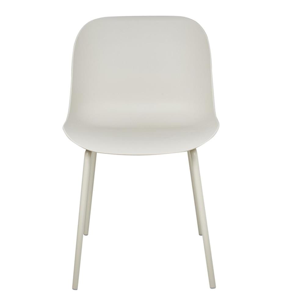 Esszimmerstuhl 2er Set BELOIT Hellbeige