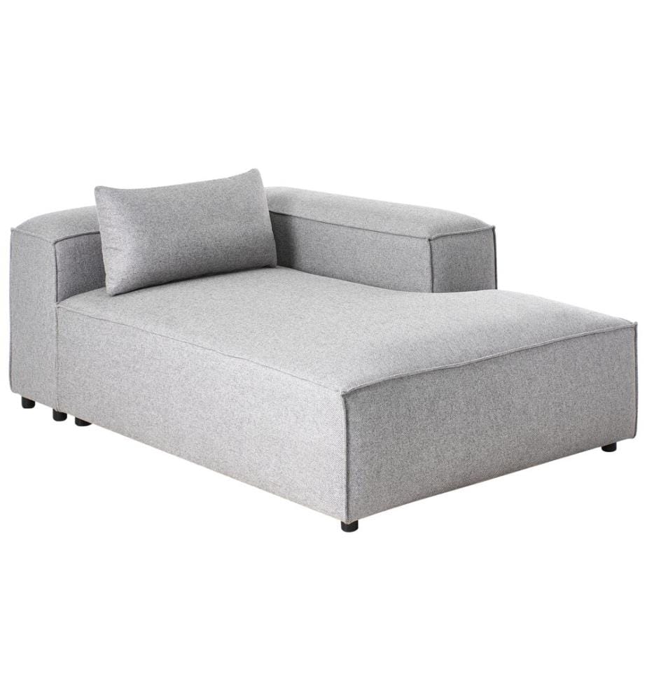 Linksseitige Chaiselongue BRANDE Grau