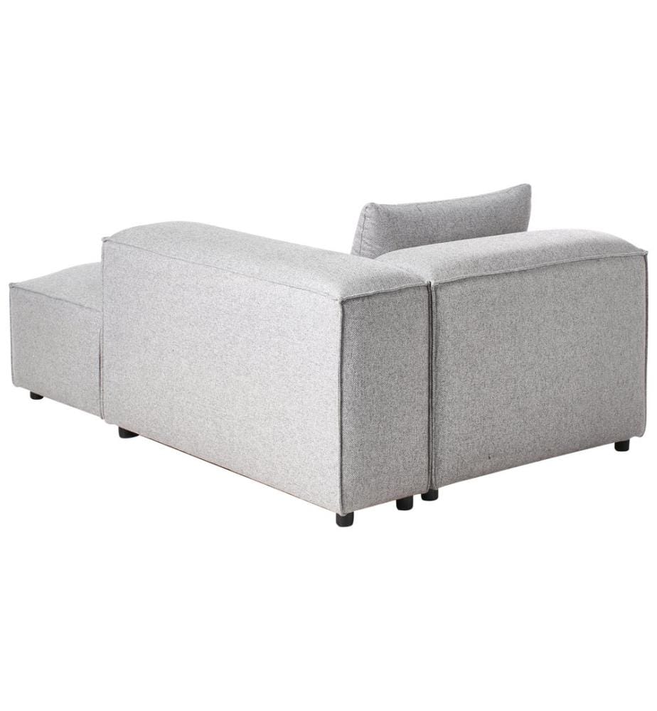Linksseitige Chaiselongue BRANDE Grau