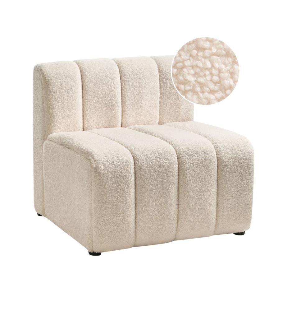 Sessel KAGE Bouclé Hellbeige