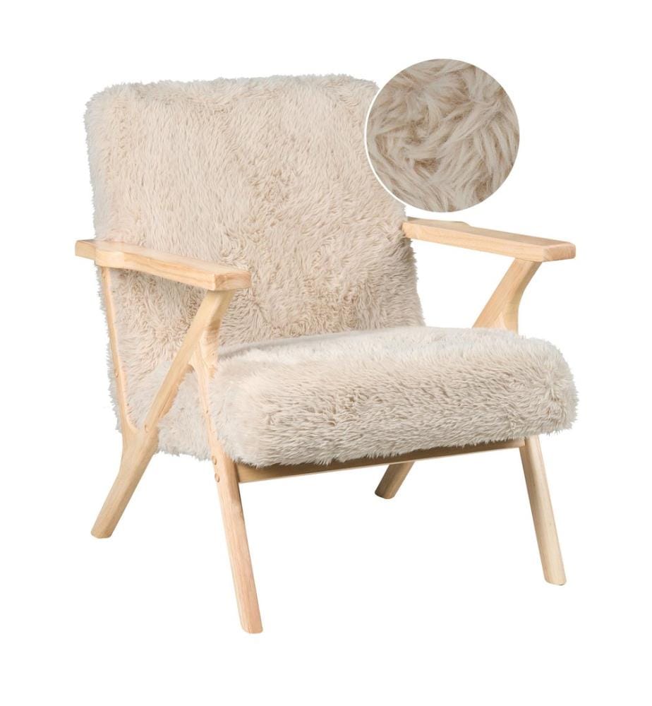 Sessel KISA Webpelz Hellbeige