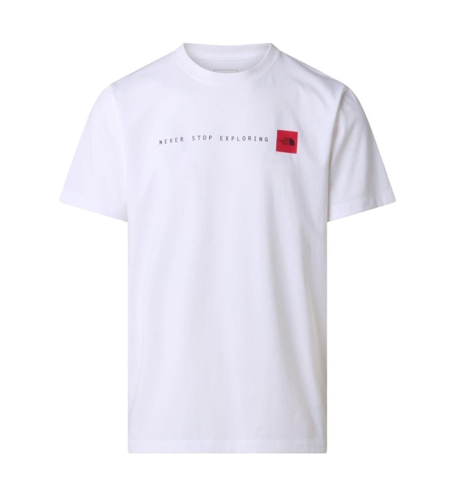 T-Shirt Never Stop Exploring - Blanc