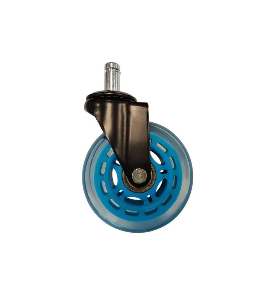 LC-Power Gaming Stuhlrollen 5er Set Hellblau